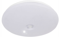PLAFON LAMPA SUFITOWA 2x E27 Z CZUJNIK RUCHU PIR ZMIERZCHU OKRĄGŁY LED IP44