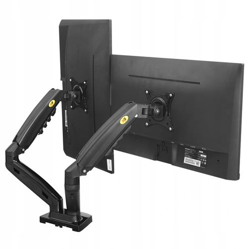 UCHWYT BIURKOWY SPRĘŻYNA GAZOWA 2 MONITORY 17-27' na Arena.pl