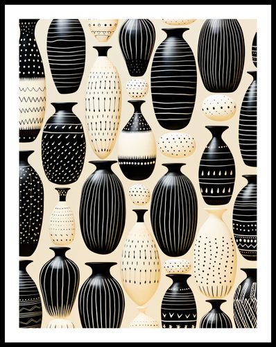 Plakat 50x65cm Monochromatyczna Harmonia na Arena.pl