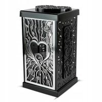 Znicz Artystyczny Serce 31 cm Srebrny Ekskluzywna Kapliczka Fermo Duży