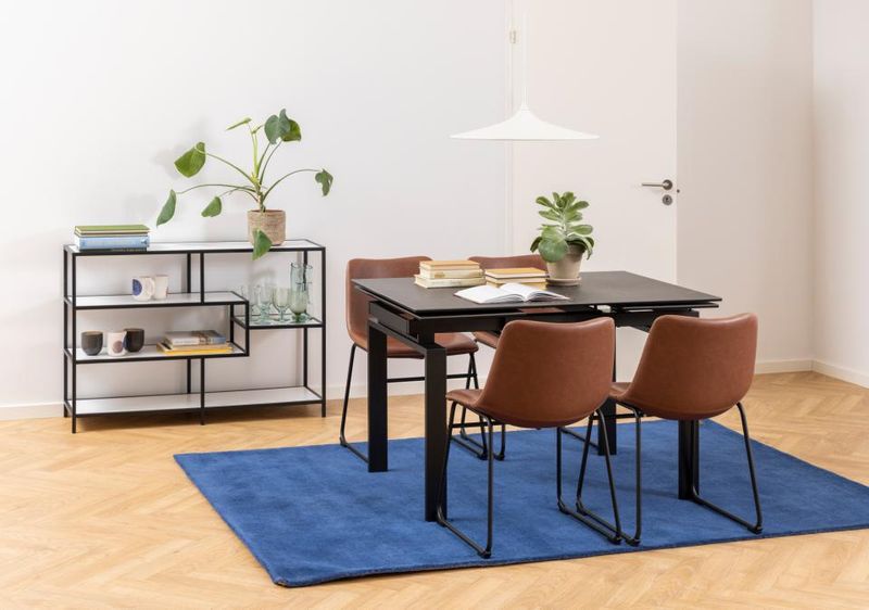 Krzesło Oregon brązowe PU zdjęcie 2