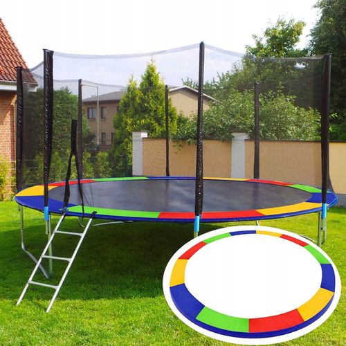 MOCNA OSŁONA SPRĘŻYN DO TRAMPOLINY 365-374 cm 12FT NA SPRĘŻYNY GRUBA MULTI na Arena.pl
