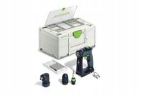 Wiertarko-wkrętarka Festool CXS 18-Basic-Set 18V