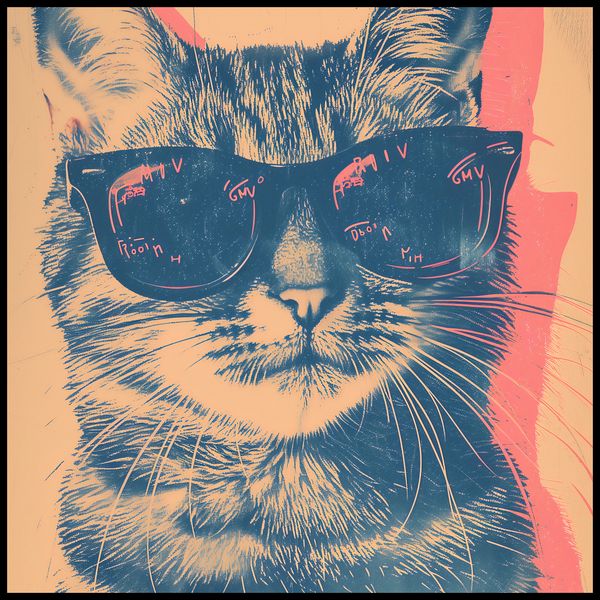 Plakat 80x80cm Trendsetter zdjęcie 2