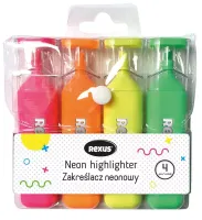 Zakreślacz Neonowy 4 Kolory