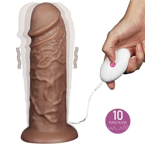 10.5'' realistic chubby vibrating dildo na Arena.pl