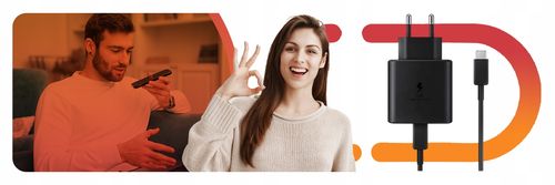 ŁADOWARKA SAMSUNG  TA845 45W  SZYBKA ORYGINALNA FAST CHARGING CZARNA KABEL USB-C 1m na Arena.pl