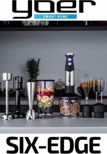 8w1 Blender ręczny Wielofunkcyjny Yoer +Tytanowe ostrza 1500W +14 ELEMENTÓW na Arena.pl