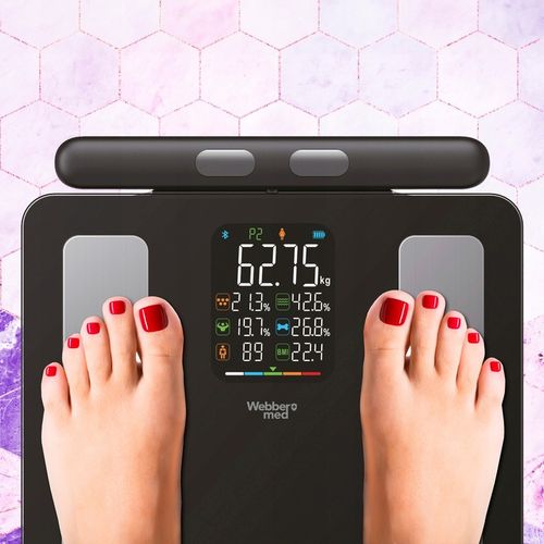Waga Łazienkowa Analityczna 15 Parametrów Apple Health, Google Fit, IF2825A na Arena.pl