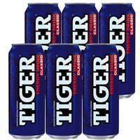 Tiger Classic Napój gazowany z dodatkiem kofeiny i witamin 500 ml x 6 sztuk