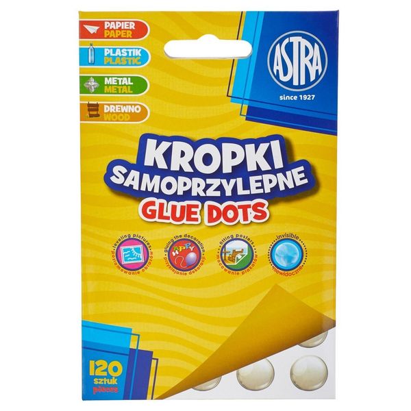 KROPKI SAMOPRZYLEPNE 120SZT ASTRA zdjęcie 1