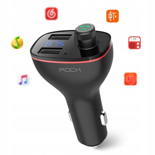 ROCK B300 TRANSMITER FM BLUETOOTH+ŁADOWARKA 2xUSB na Arena.pl