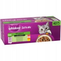 WHISKAS MOKRA KARMA DLA KOTA TASTY MIX SASZETKI 40X85 G
