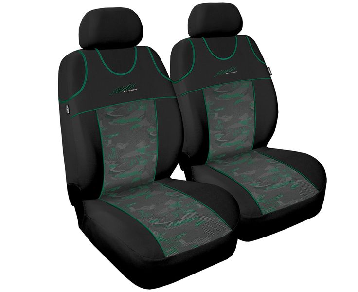 Koszulki uniwersalne pokrowce Stylus Zielony do VW Lupo 1998-2005 zdjęcie 1