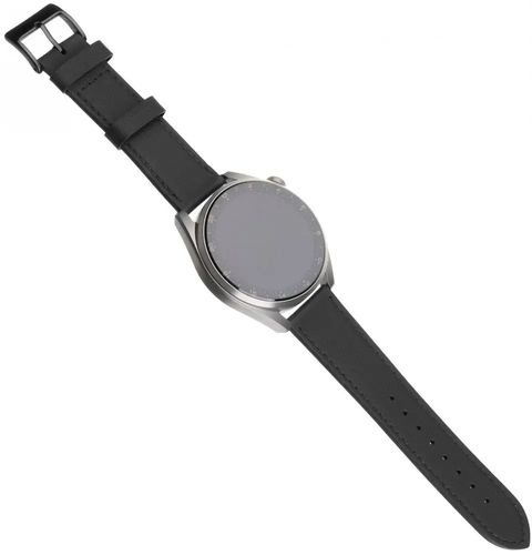 Pasek FIXED Leather Strap do Smartwatch (20mm) wide black na Arena.pl