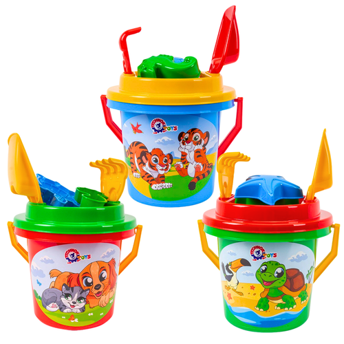 Zestaw Do Piasku Foremki Łopatka Grabki Sitko B1189 na Arena.pl