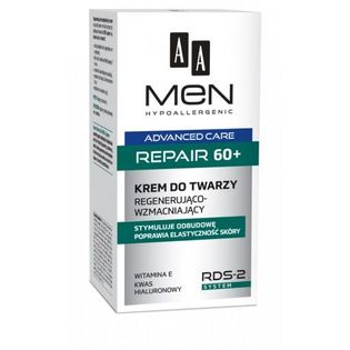 Aa Men Advanced Care Face Cream Repair 60+ 50ml regenerująco-wzmacniający krem do twarzy