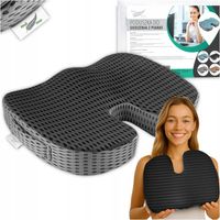 PODUSZKA ORTOPEDYCZNA DO SIEDZENIA LĘDŹWIOWA SAMOCHODU NA KRZESŁO FOTEL