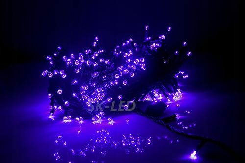 LAMPKI CHOINKOWE 500 LED FIOLETOWE 38M ŚWIATEŁKA NA CHOINKĘ LED ZEWNĘTRZNE na Arena.pl