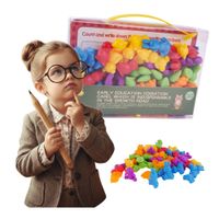 Zwierzątka sortowanie Nauka liczenia kolory PREZENT dla Dziewczynki Chłopca