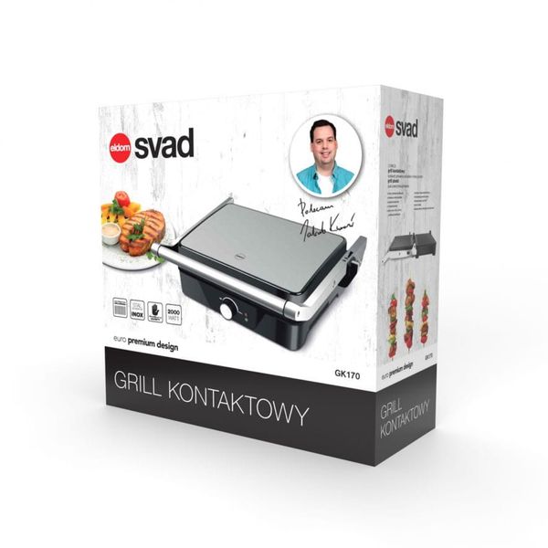 Grill kontaktowy Eldom GK170 svad zdjęcie 3