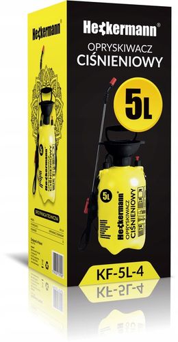 RĘCZNY OPRYSKIWACZ CIŚNIENIOWY SPRYSKIWACZ DUŻA POJEMNOŚĆ 5L REGULACJA na Arena.pl