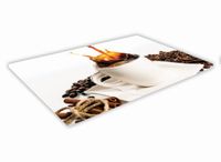 SZKLANA DESKA KUCHENNA 40x30 196b Kawa