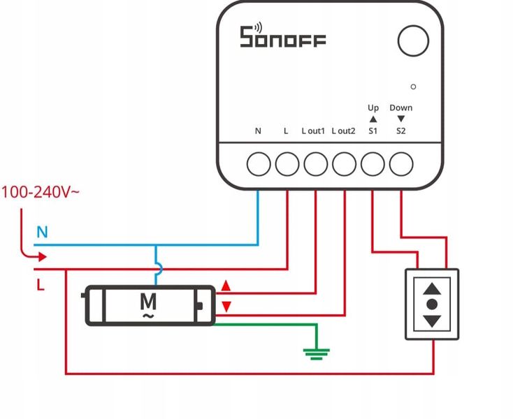 Sonoff MINI-ZBRBS Dopuszkowy Sterownik Rolet Zasłon ZigBee Zigbee2MQTT zdjęcie 4