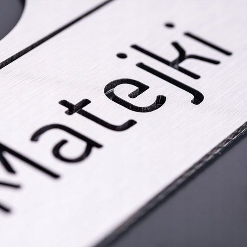 NOWOCZESNA TABLICZKA ADRESOWA Z NUMEREM DOMU ALUMINIUM 32x32cm NUMER NA DOM na Arena.pl