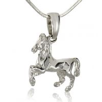 SREBRNY WISIOREK KOŃ KONIK PRÓBA SREBRA 925 KUCYK RUMAK