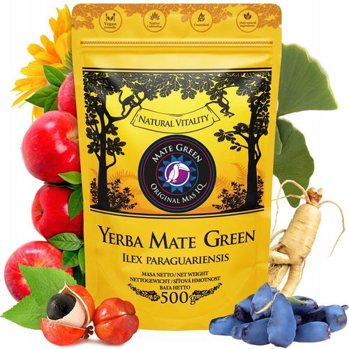 Zestaw Startowy Yerba Mate Green Mas IQ Inteligente 500g Matero Bombilla na Arena.pl