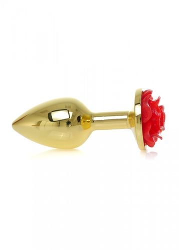 plug jewellery gold plug rose  red na Arena.pl