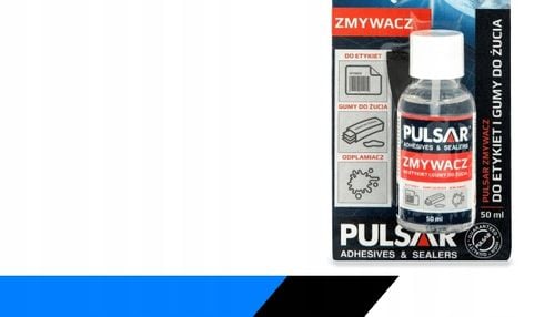 ZMYWACZ DO NAKLEJEK ETYKIET GUMY DO ŻUCIA PULSAR ODPLAMIACZ 50 ml na Arena.pl