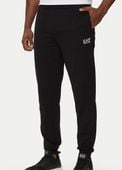 Spodnie sportowe męskie EA7 Emporio Armani dresowe treningowe czarne 3xl