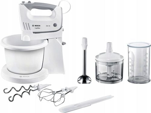 BOSCH MIKSER z misą ROBOT KUCHENNY MFQ36490 SIEKACZ BLENDER 450W MOCNY na Arena.pl