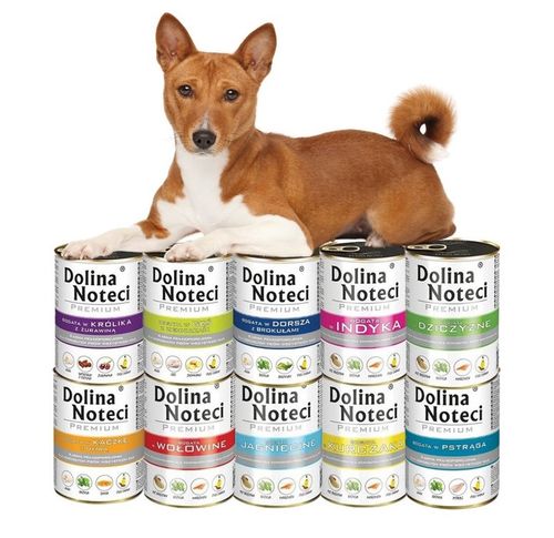 Mokra karma dla psa Dolina Noteci Premium MIX smaków 10x400g na Arena.pl