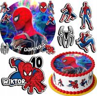 ZESTAW OPŁATEK NA TORT 20CM + 17 POSTACI - SPIDERMAN SPIDEY + IMIĘ 15CM 18