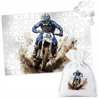 PUZZLE TRADYCYJNE - MOTOR MOTOCYKL MOTOCROSS - 120 el