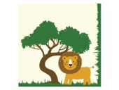 Serwetki papierowe Safari urodziny safari dzikie zwierzątka 20 szt.