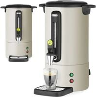 zaparzacz do kawy z kranem ociekaczem 7 l 1050 w - jasnoszary