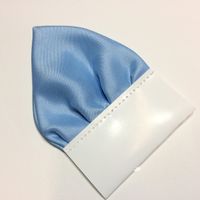 Niebieska błękitna poszetka trójkątna "Wypustka"