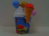 Zestaw do piasku rybki z lodami i babeczki 15706.