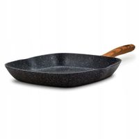 NAVA patelnia granitowa grill 28 cm NATURE