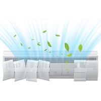 Regulowany Deflektor Klimatyzacji z Filtrem Osłona Nawiewu Biała