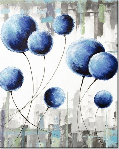 40CM 50CM OBRAZEK ŚCIENNY ABSTRAKCYJNE DMUCHAWCE DRUK PŁÓTNO OBRAZ na Arena.pl