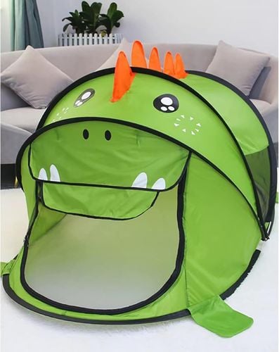 namiot samorozkładający dla dzieci domek do domu ogrodu zielony dinozaur na Arena.pl