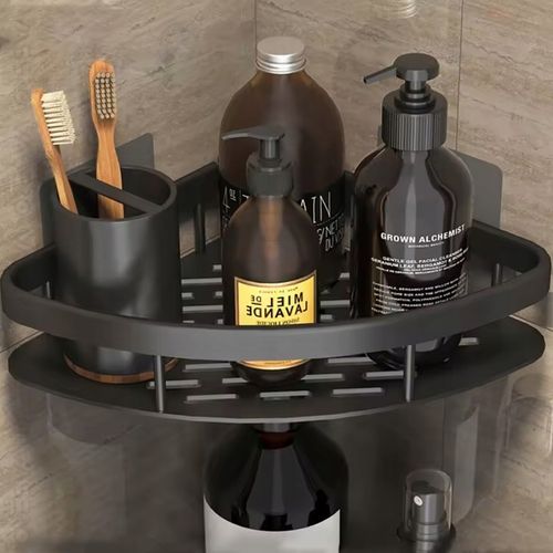 2x PÓŁKA POD PRYSZNIC wisząca samoprzylepna ścienna LOFT łazienka na Arena.pl