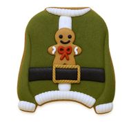 CIASTKO LUKROWANE SWETEREK MIKOŁAJA NO2 BOŻE NARODZENIE RĘCZNIE ROBIONE