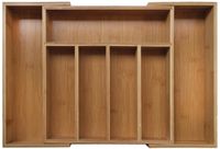 wkład do szuflady rozsuwany bambusowy 1576