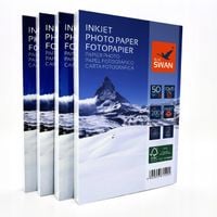 Papier Fotograficzny Błyszczący 10x15 200g 4 x 50 szt dwustronny BLUE SWAN